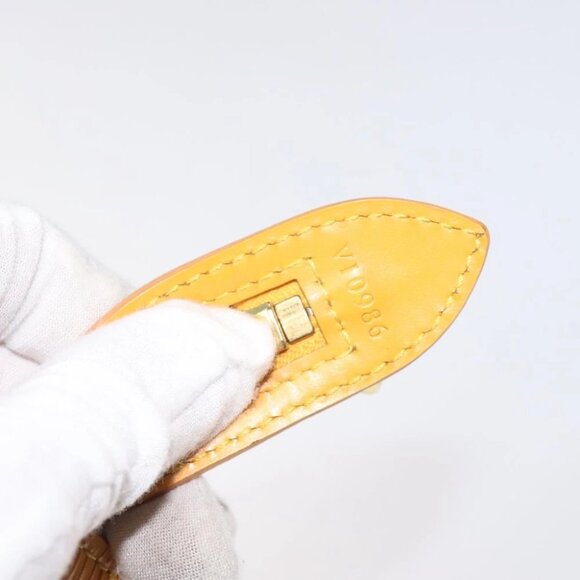 LOUIS VUITTON Epi Saint Jacques Poignees Long Bag Yellow M52339 LV Authentic - Picture 5 of 15